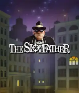 Immerse yourself in the underworld realm of The Slotfather slot by Betsoft, featuring a dominant mafia boss standing against a moonlit cityscape. This graphic conveys the dramatic essence of the organized crime, with the boss clad in a classic black suit and fedora. Great for players who enjoy mafia stories, delivering a captivating gaming experience. 