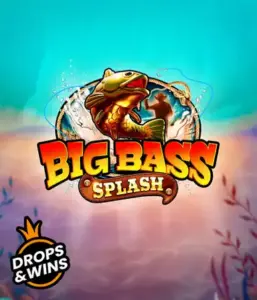 Dive into the exciting world of Big Bass Splash slot by Pragmatic Play, featuring a vibrant fish leaping out of water. This graphic depicts the spirit of fishing with striking graphics and lively typography. Ideal for anglers, delivering a thrilling gaming experience. 