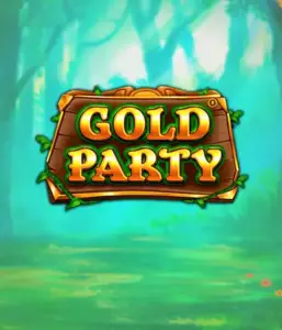 Enter the fairy-tale forest of Gold Party slot by Pragmatic Play, featuring a charming wooden sign decorated with golden letters. The background features a misty green forest that adds a mystical touch to the overall ambiance. Great for fans of magical and nature-inspired games, promising a whimsical escape. 